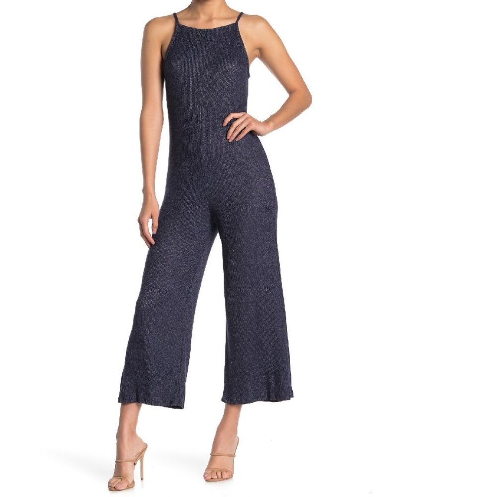 LUNACHIX  Brushed Hacci Knit Jumpsuit